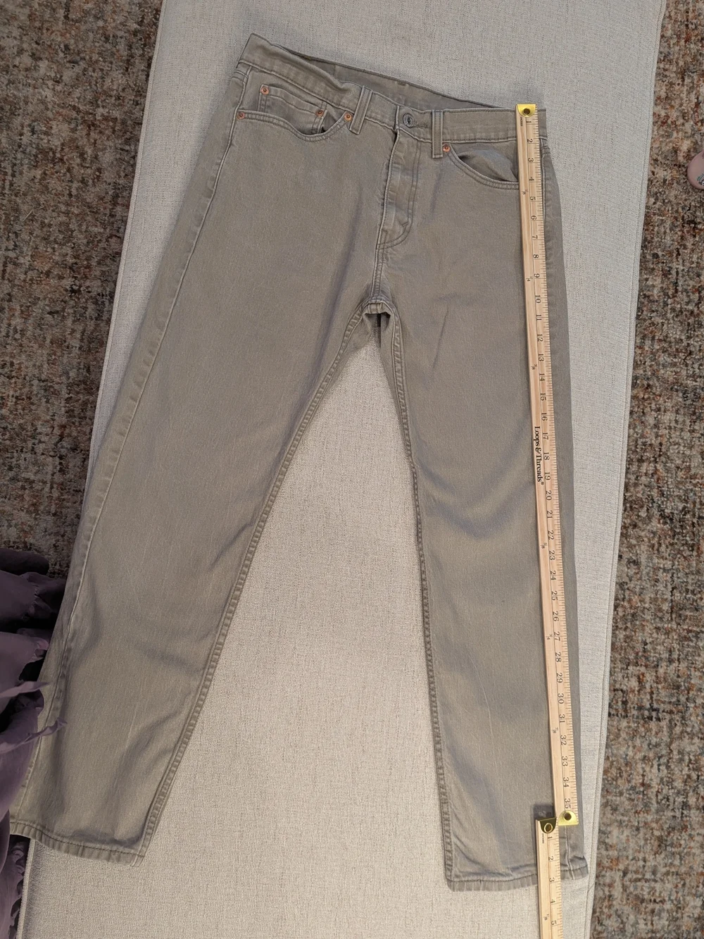 Levi Strauss And Co. 505- Kakhi Jeans- W32xL30